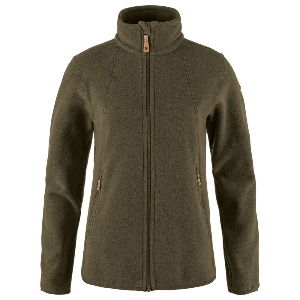 Fjällräven Fleecejack Stina Fleece W, dark olive, Maat: M