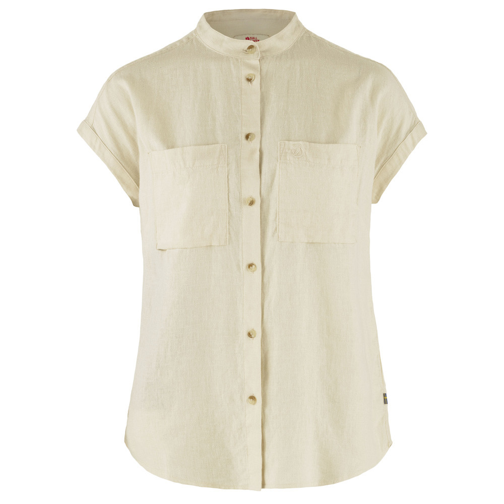 Fjällräven T-shirt Övik Hemp Shirt W SS, chalk white, Maat: M