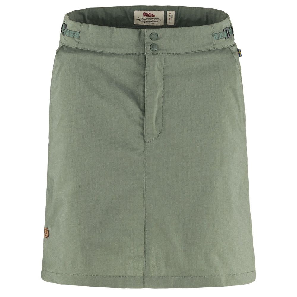 Fjällräven Damesbroekrok Abisko Hike Skort W, patina green, Maat: 40