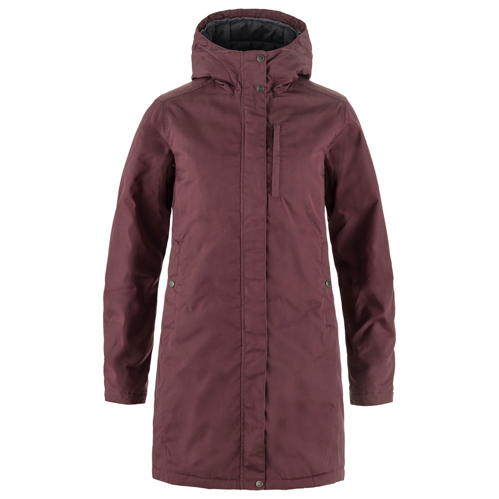 Fjällräven Dames Parka Kiruna Padded Parka W, violet, Maat: M