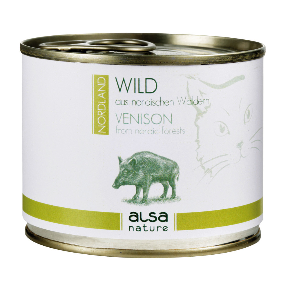 alsa-nature Nordland Wild uit de noordelijke bossen, 200 g, Aantal: 12 x 200 g