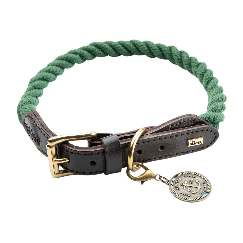 HUNTER Hondenhalsband List, groen, Maat: 70