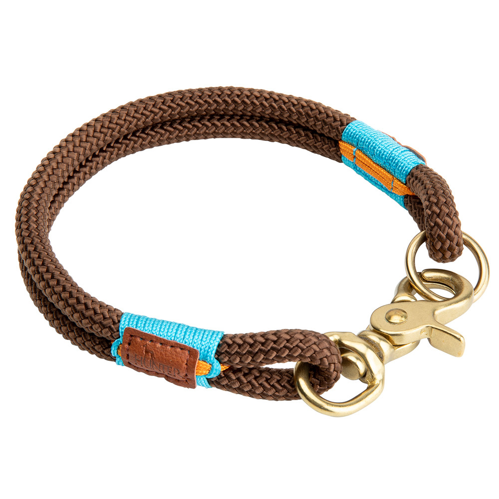 HUNTER Hondenhalsband Oss, bruin, Maat: 40