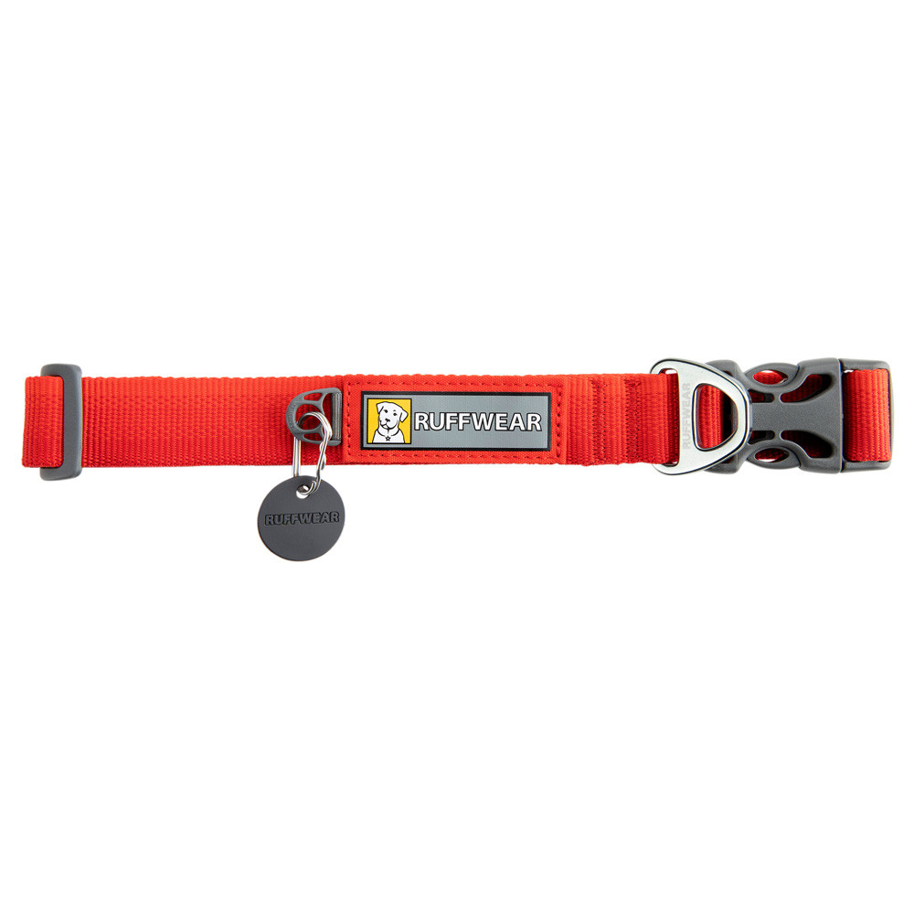 Ruffwear Hondenhalsband Front Range™ Collar, rood, Maat: 51cm-66cm