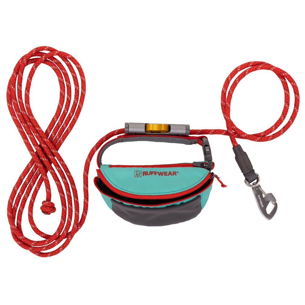 Ruffwear Hondenriem Hitch Hiker™ Leash, turquoise-rood