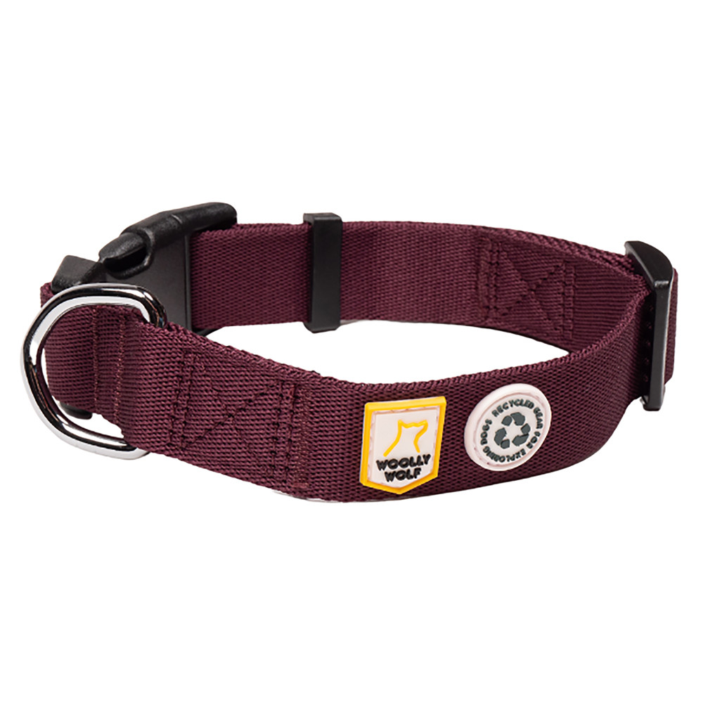 WOOLLY WOLF Hondenhalsband Adventure, paars, Maat: 25-35