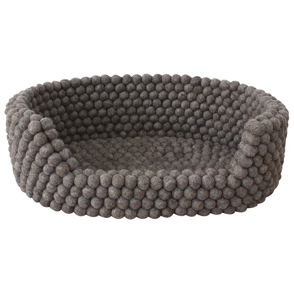 WOOLDOT Hondenbed Pet Basket, bruin, Maat: S