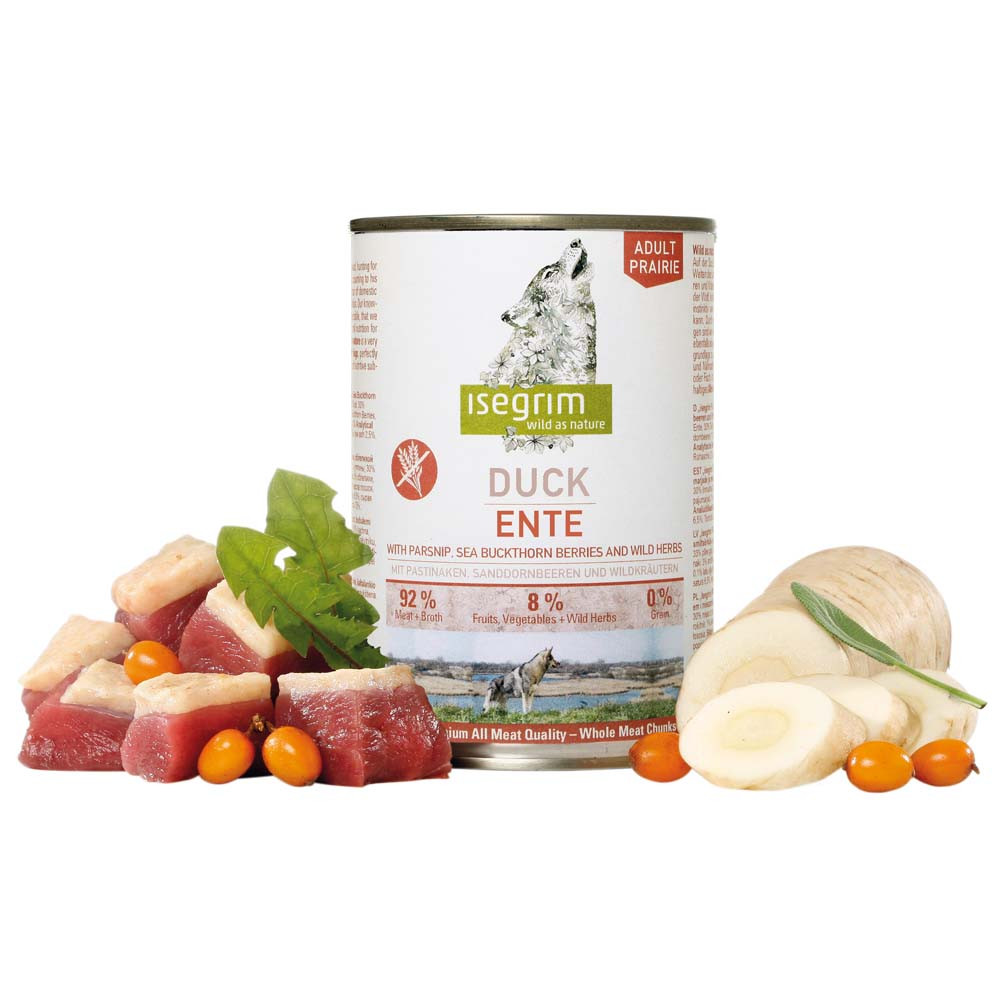 isegrim TUNDRA Eend met pastinaak & wegedoornbessen, 400 g, Aantal: 12 x 400 g