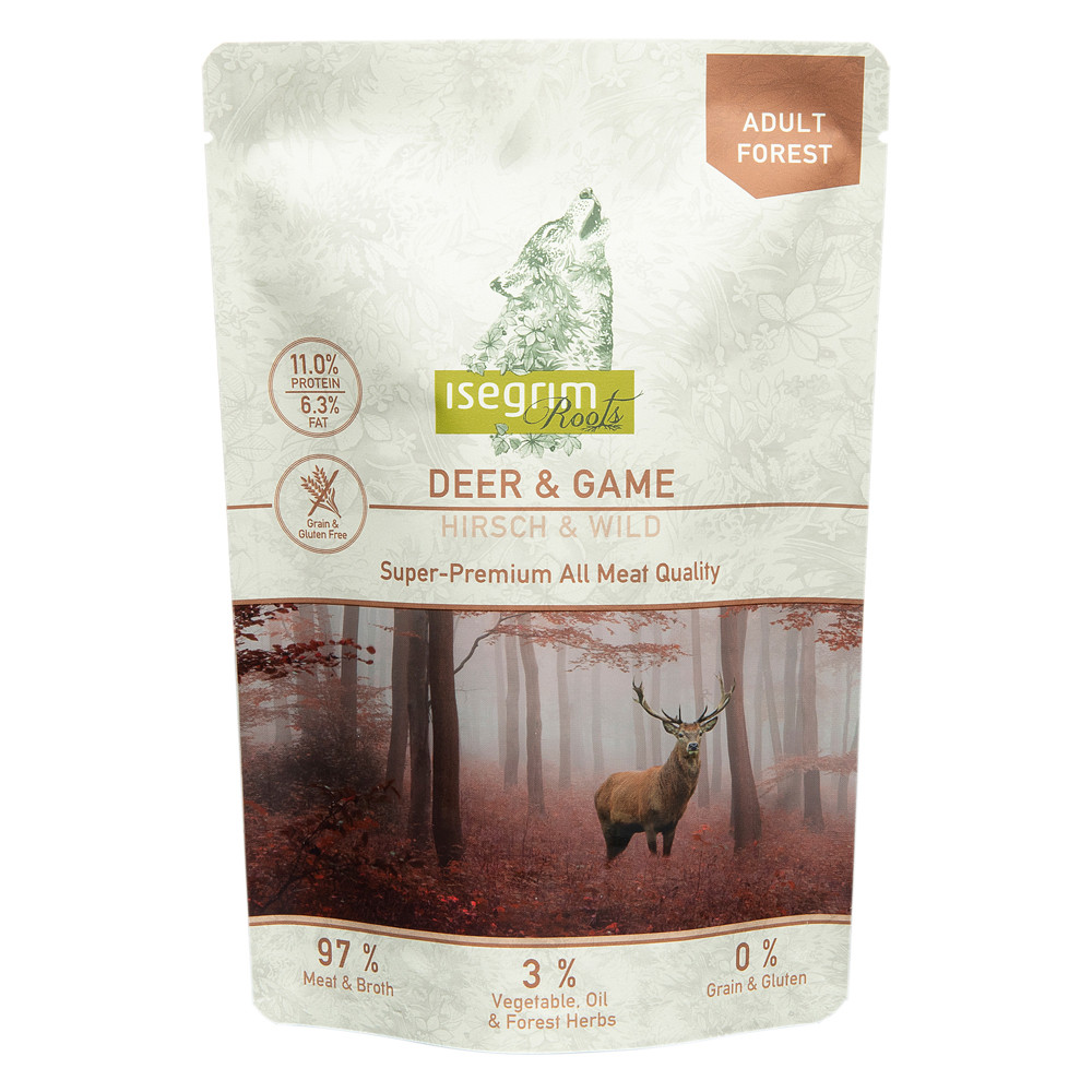 isegrim® Roots FOREST Hert & Wild, 410 g, Aantal: 35 x 410 g