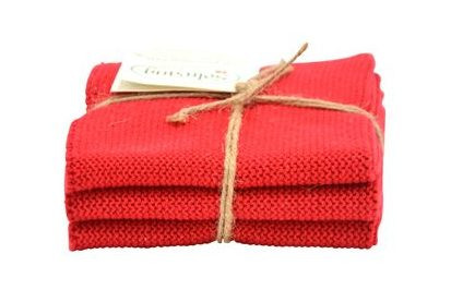 Solwang Design - vaatdoekjes set van 3 - warm rood