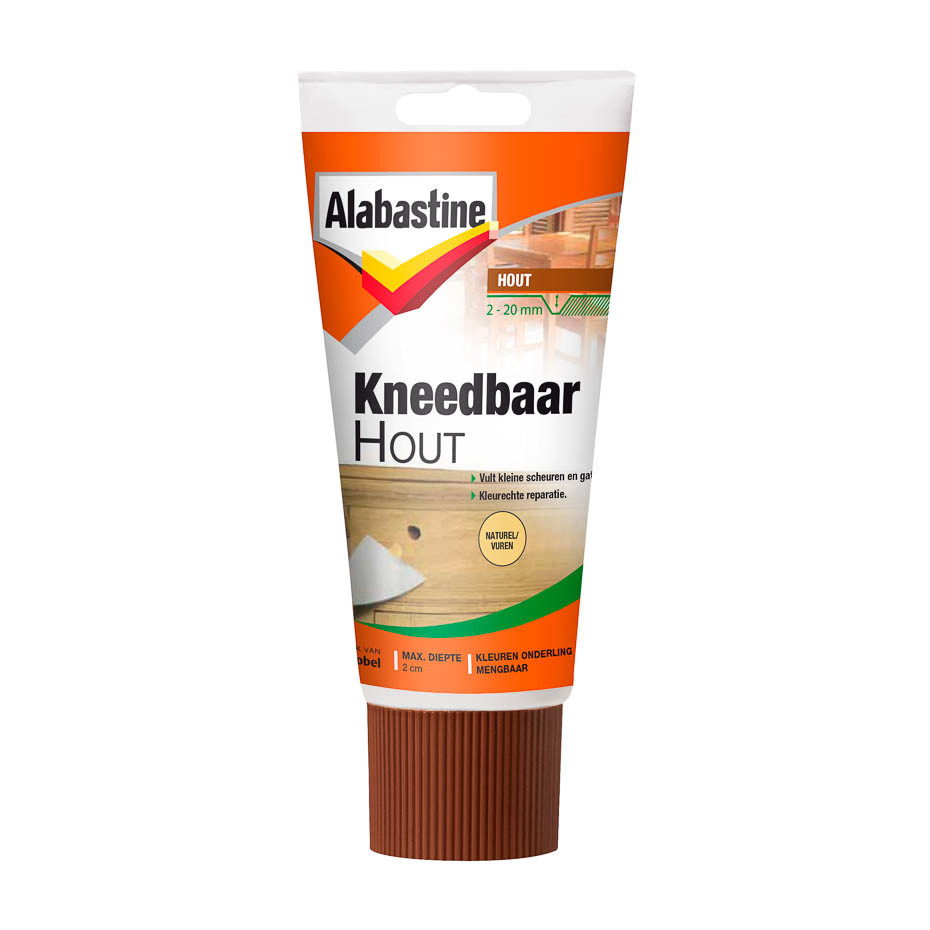 Alabastine Kneedbaar Hout - 75 gram Naturel