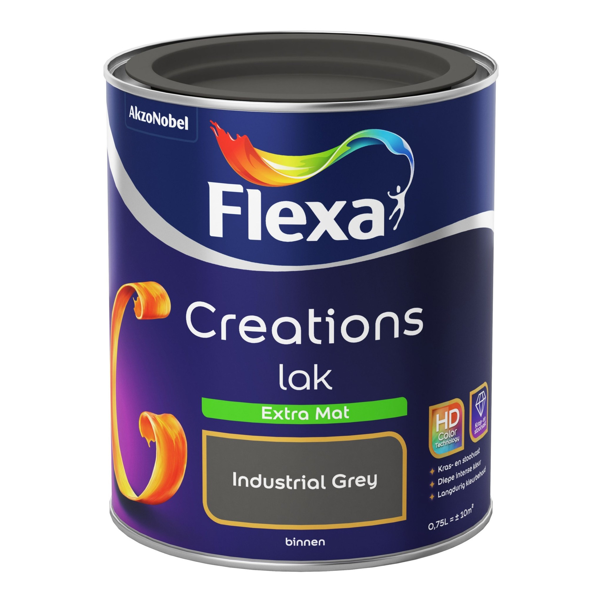 Flexa Creations Lak Extra Mat - Industrial Grey