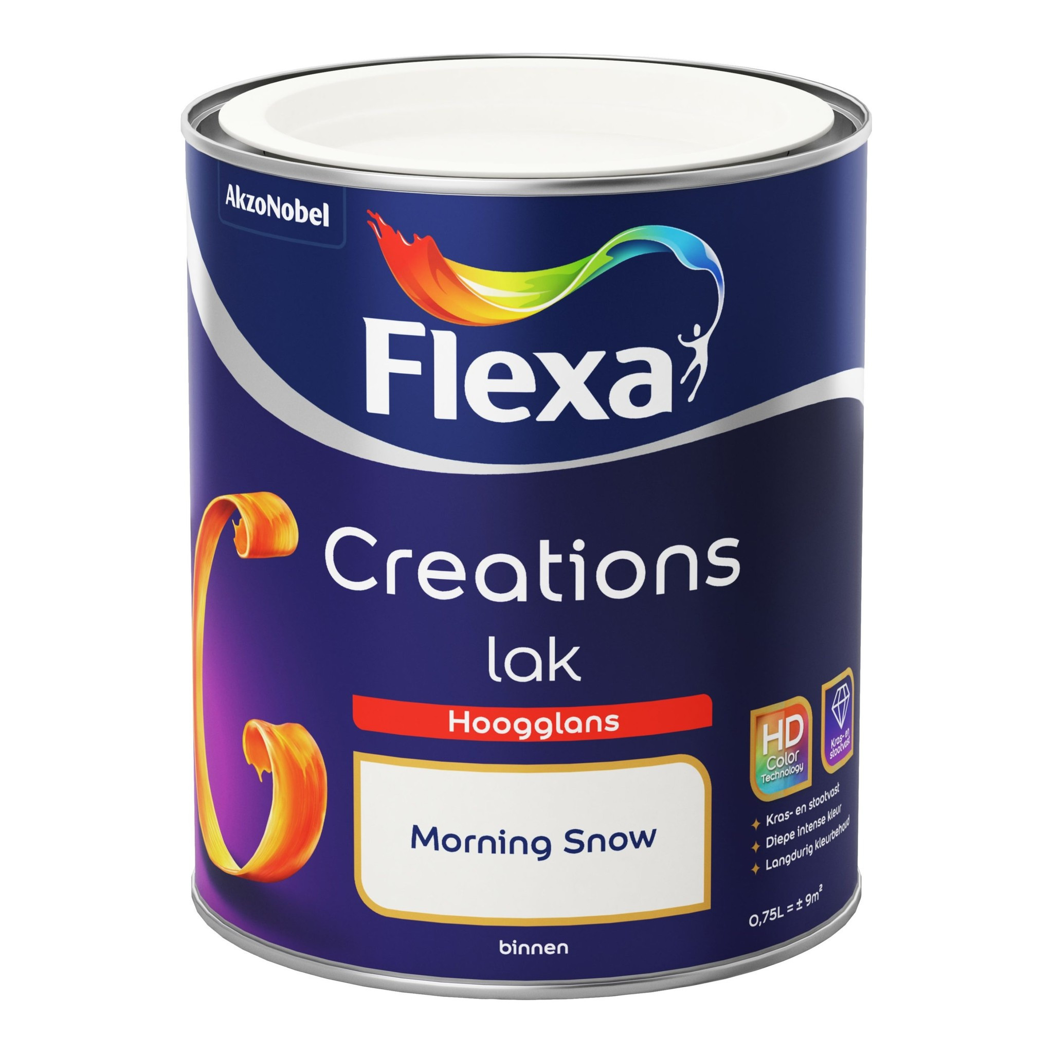 Flexa Creations Lak Hoogglans - Morning Snow