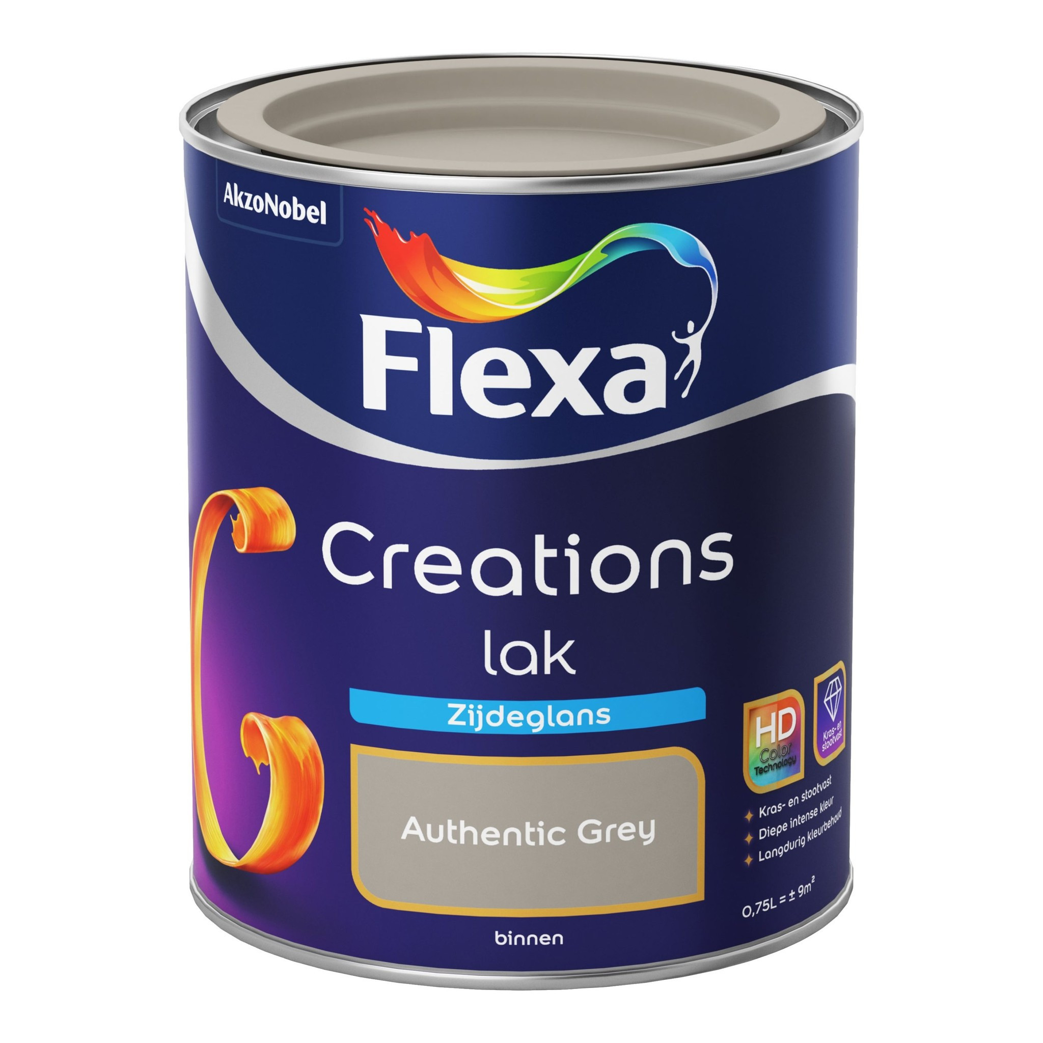 Flexa Creations Lak Zijdeglans - Authentic Grey