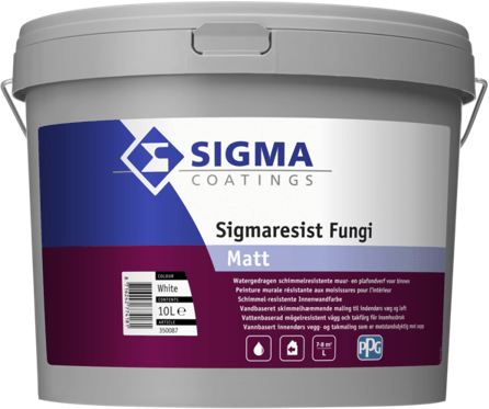 sigma sigmaresist fungi matt lichte kleur 2.5 ltr