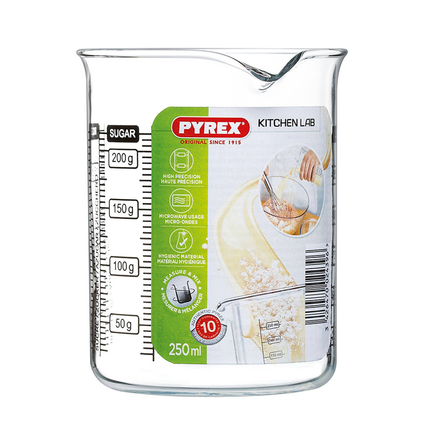 Pyrex Classic Kitchen Lab maatglas - 0,25 l