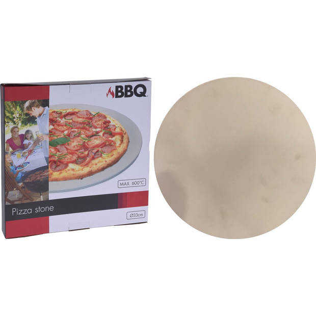 MaxxGarden BBQ pizzasteen - barbecue steen 600 graden - ?33 cm