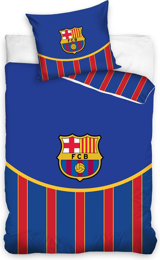 Fc Barcelona Dekbedovertrek logo 140 x 200 cm
