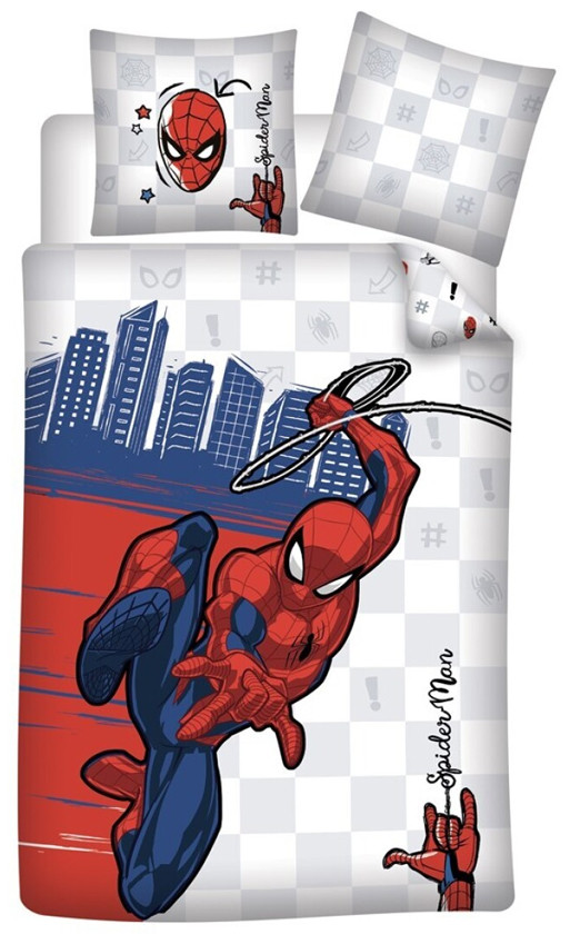 Spiderman Dekbedovertrek Shoot! - 140 x 200 cm - Katoen 65 x 65 cm