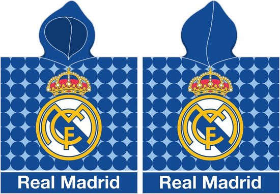 Real Madrid Badponcho - 55 x 110 cm - Polyester