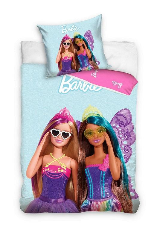 Barbie dekbedovertrek cool 140 x 200 cm - 60 x 70 cm (katoen)