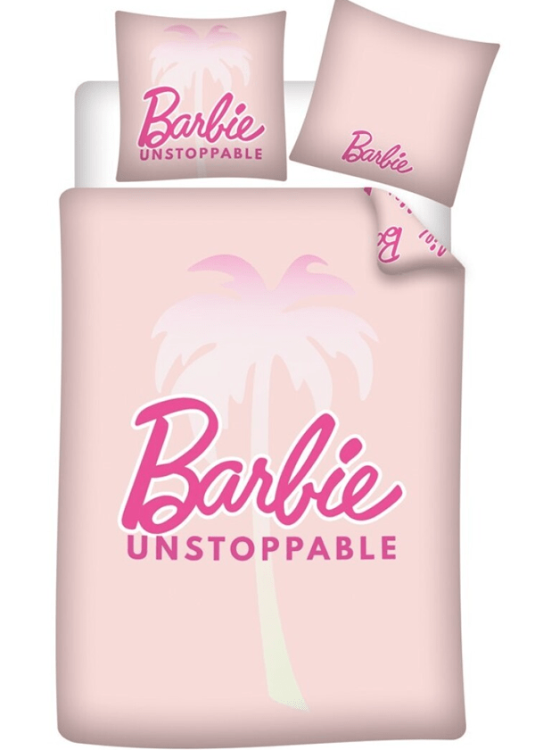 Barbie Dekbedovertrek Unstoppable polyester - 140 x 200 cm 63 x 63 cm