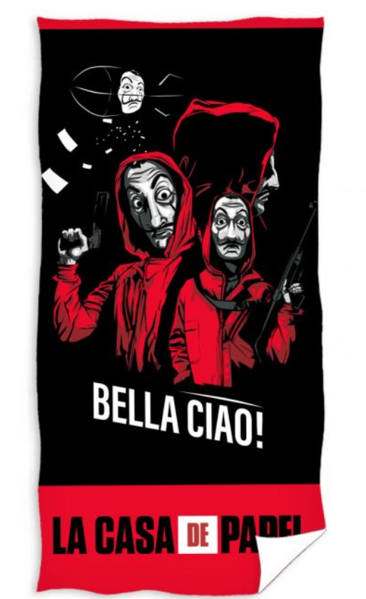 La Casa De Papel strandlaken 70 x 140 cm - Bella Ciao!