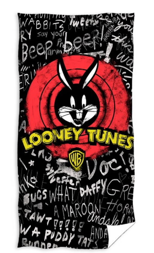 looney tunes strandlaken graffiti 70 x 140 cm