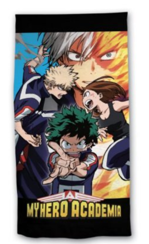 My Hero Academia strandlaken fight 70 x 140 cm