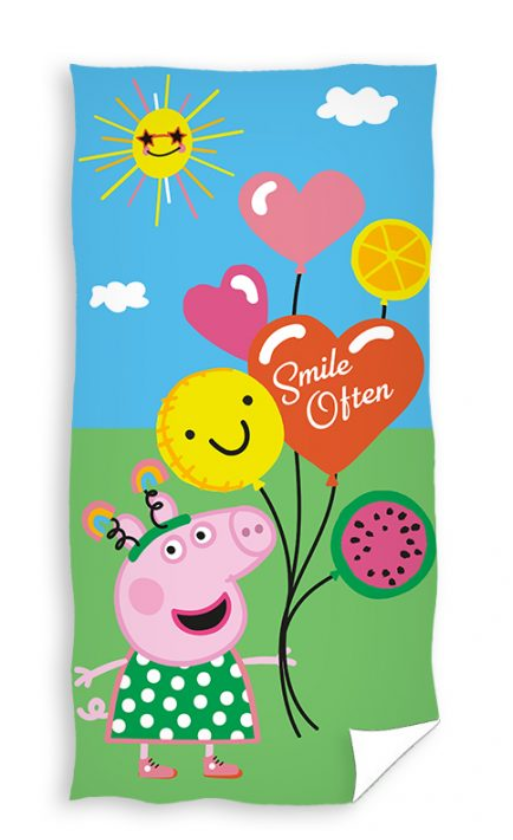 Peppa Pig strandlaken Balloons 70 x 140 cm