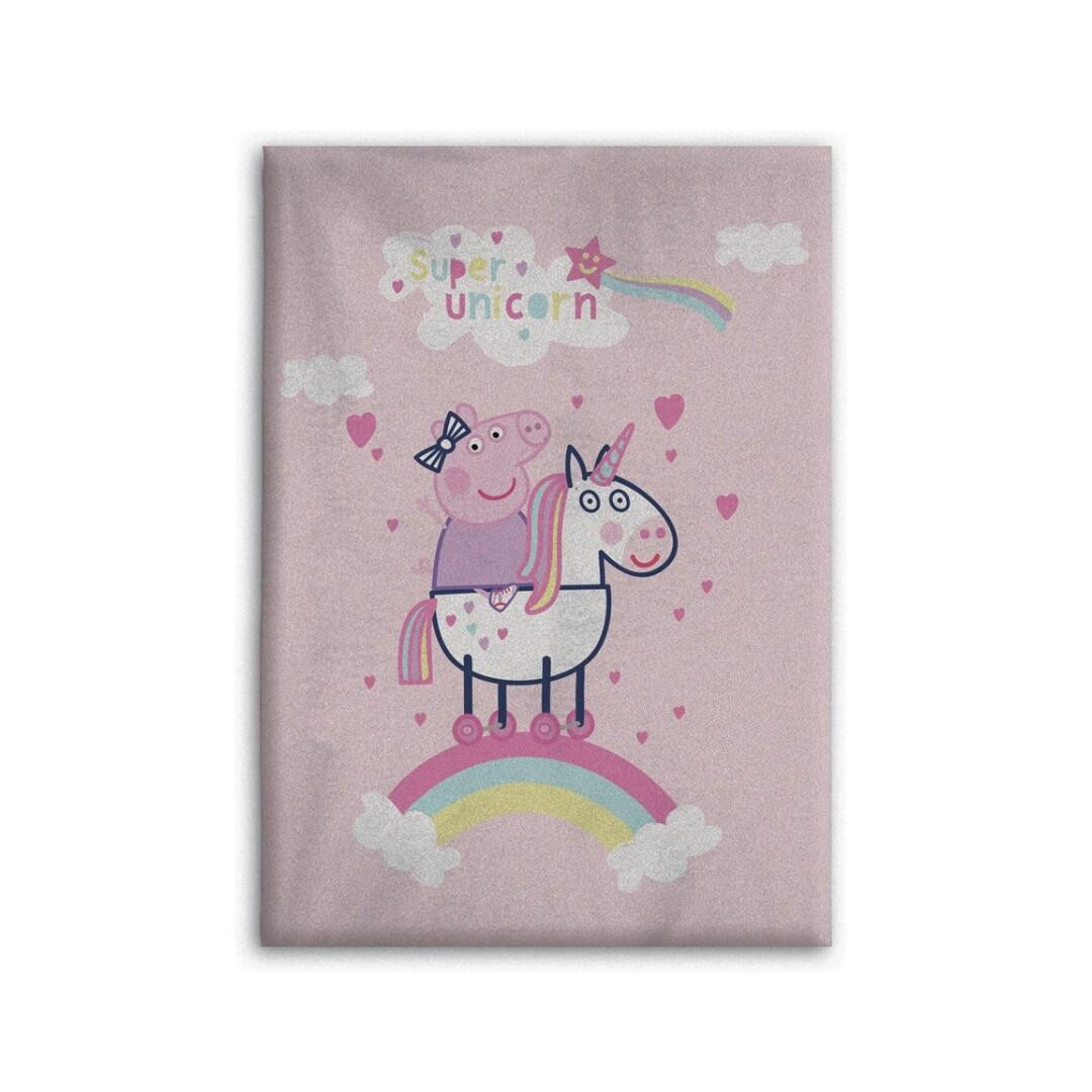 Peppa Pig Fleece plaid Unicorn 100 x 140 cm