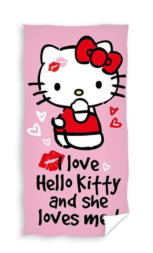 Hello Kitty strandlaken 70 x 140 cm