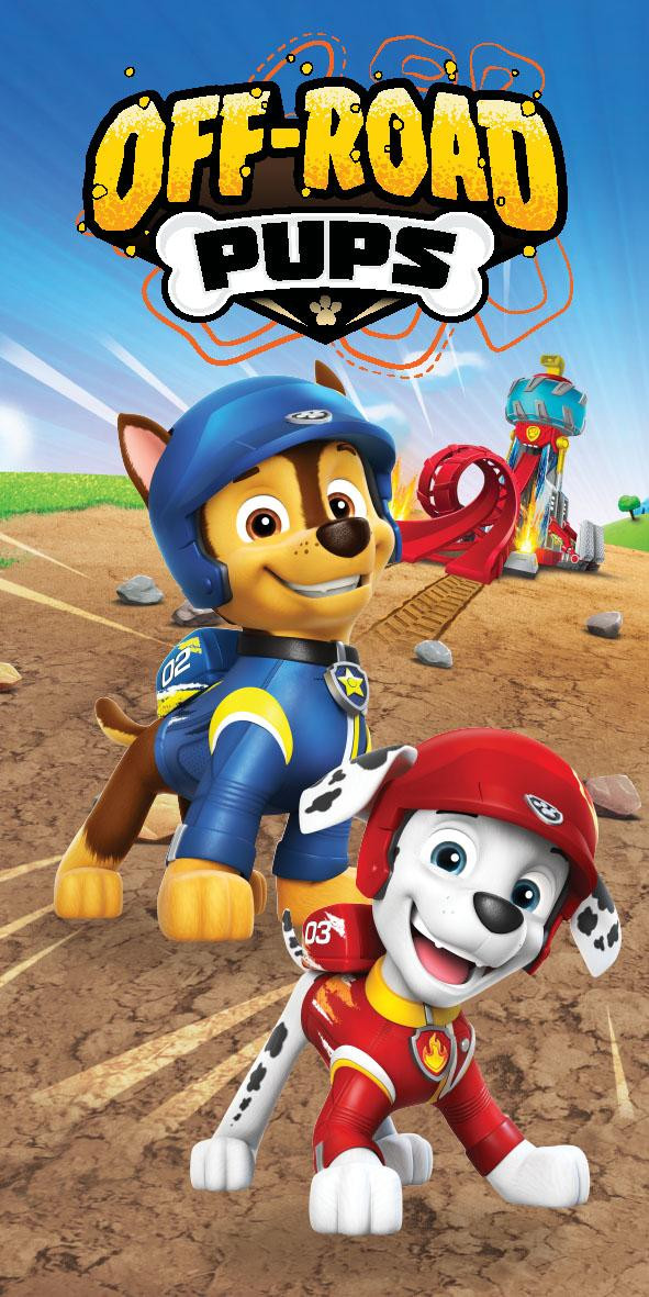 Paw Patrol strandlaken Off Road 70 x 140 cm