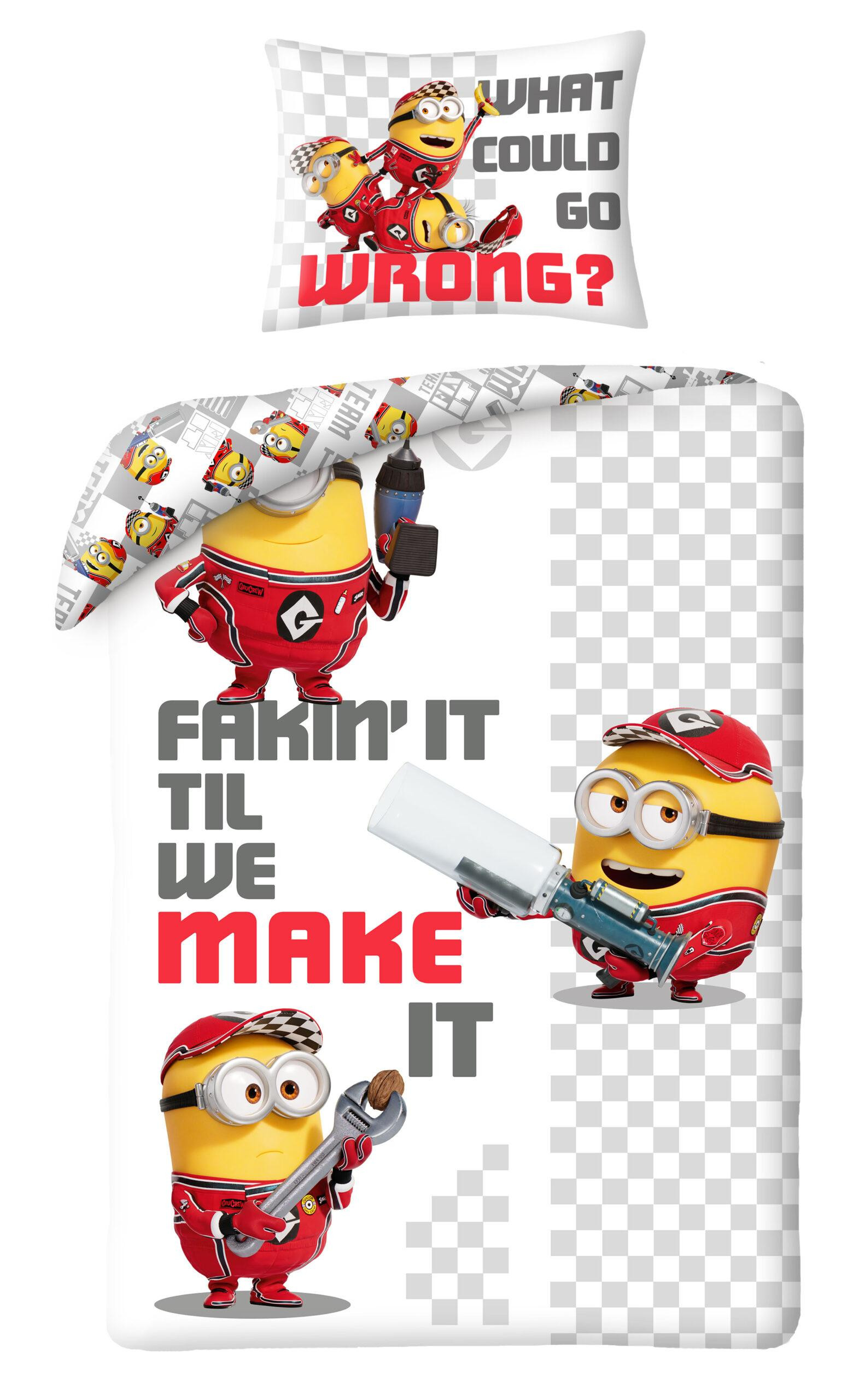 Minions Dekbedovertrek Fixers - 140 x 200 cm - Polyester