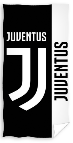 Juventus strandlaken wit zwart 70 x 140cm