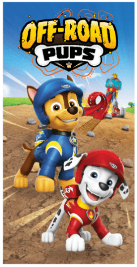 Paw Patrol strandlaken blauw 70x140cm