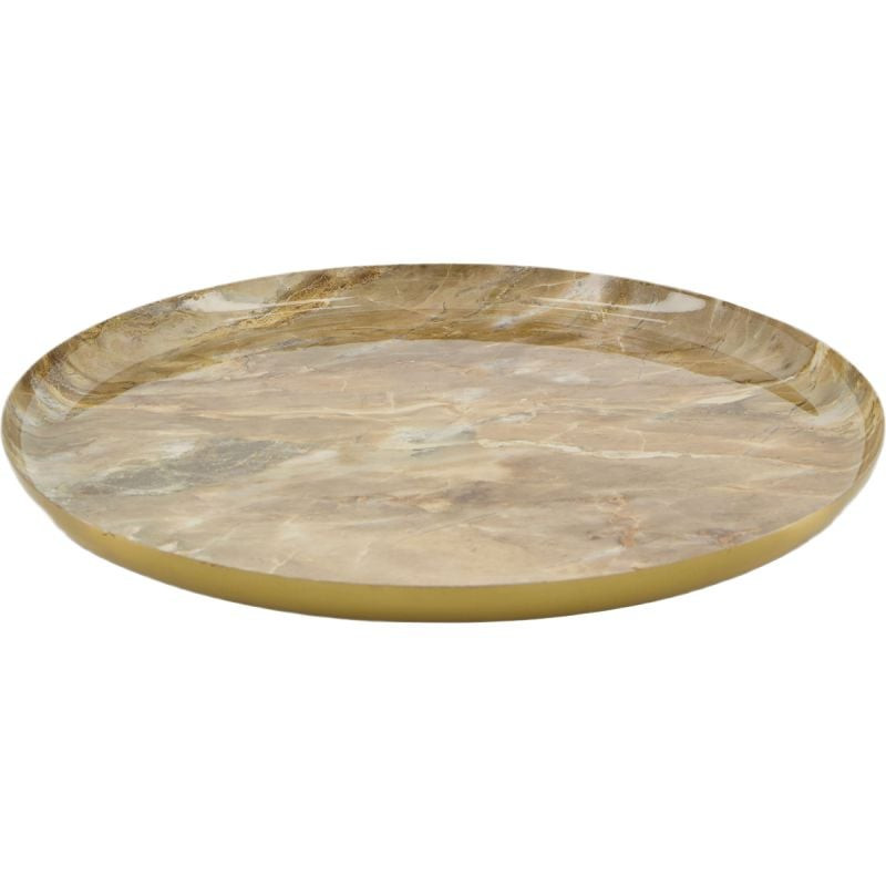 Dienblad Marble bruin