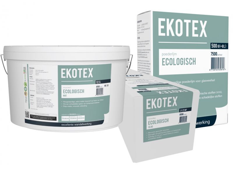 Ekotex Ecologisch Glasvezelbehang 50m2 Wit