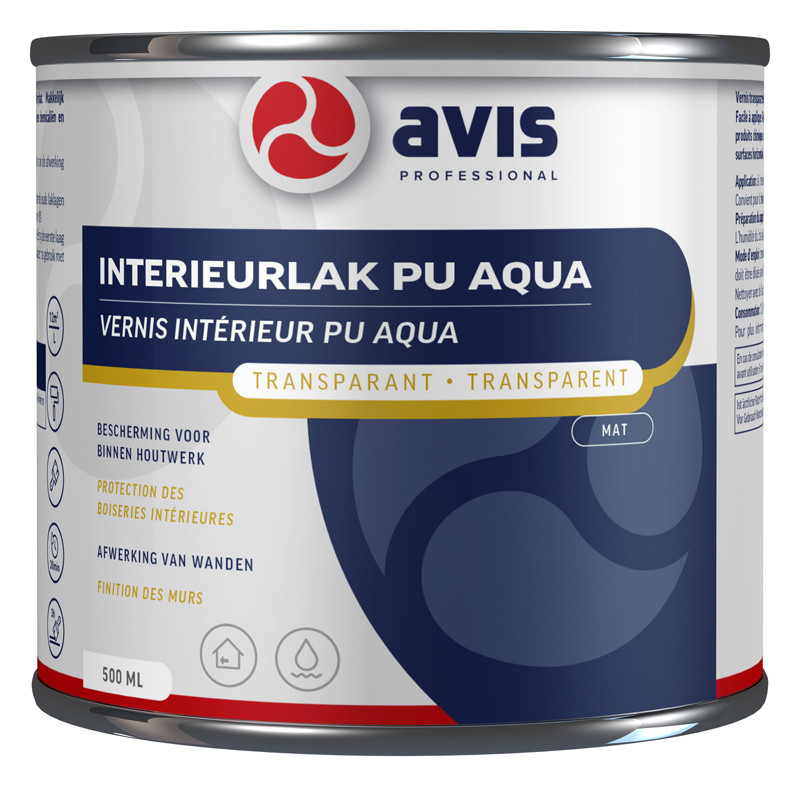 Avis Interieurlak PU Aqua Mat