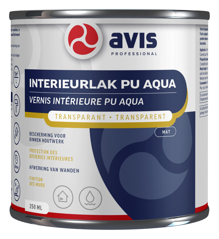 Avis Interieurlak PU Aqua Mat