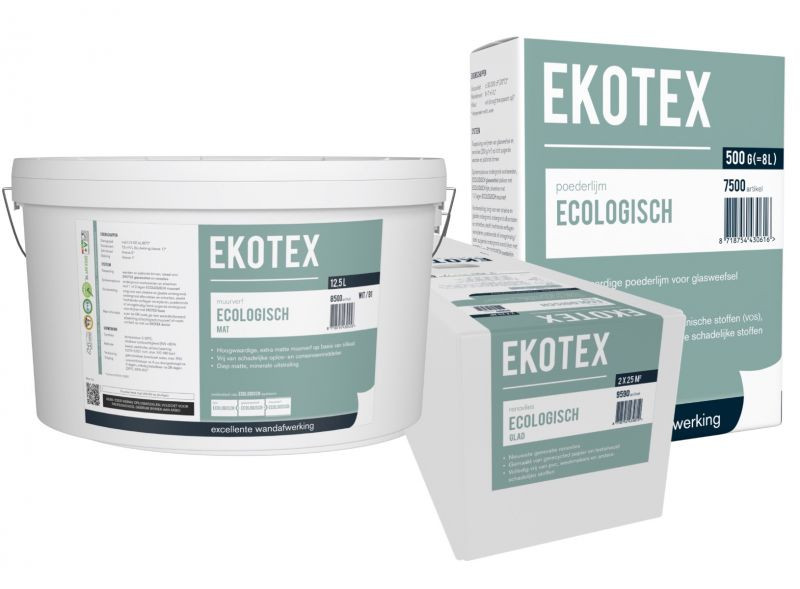 Ekotex Ecologisch Glasvezelbehang 50m2 RAL 9016