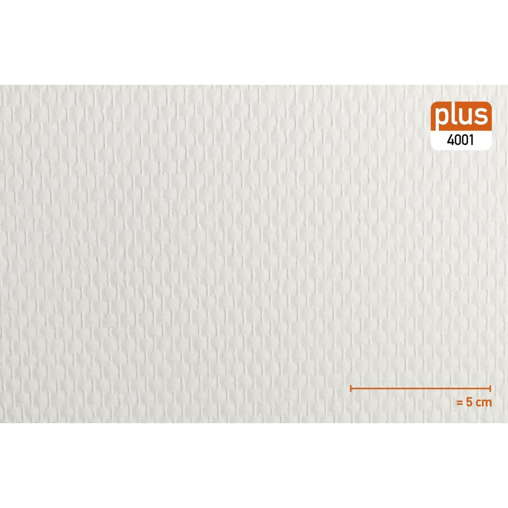 Glasvezelbehang plus 25 m2 Ruit # 4001 (130 gram)