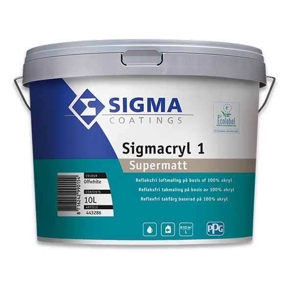 Sigmacryl 1 Supermat 10 liter