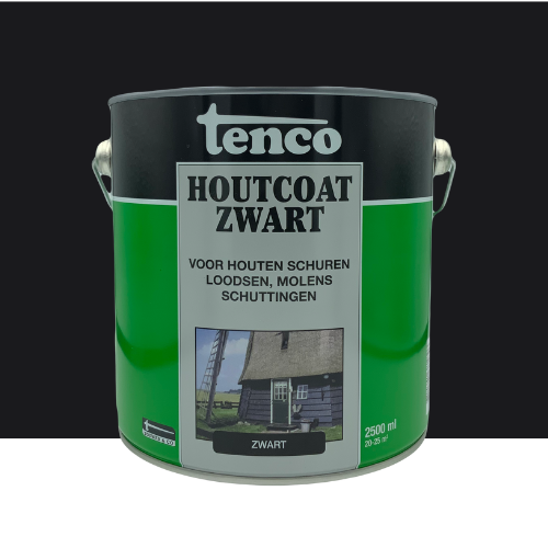 Tenco Houtcoat Zwart WB Zijdeglans