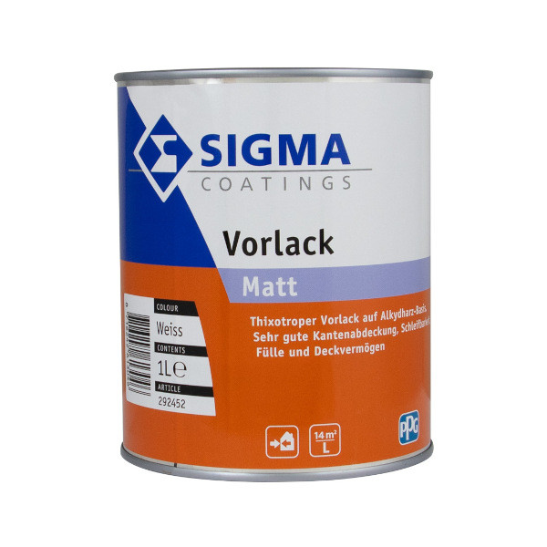 Sigma Vorlack Matt