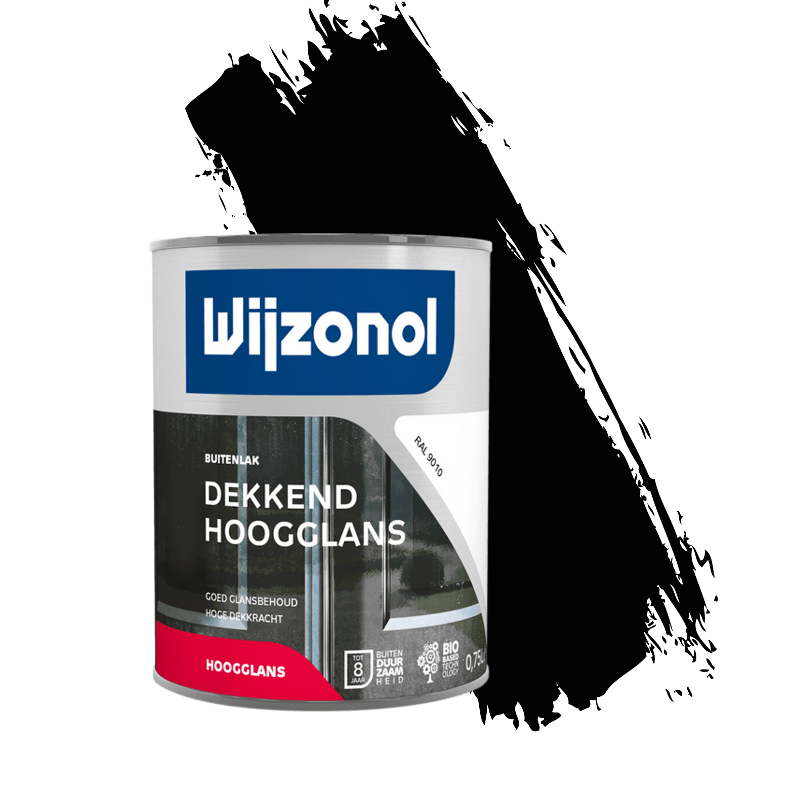 Wijzonol Dekkend Hoogglans RAL 9450 Zwart