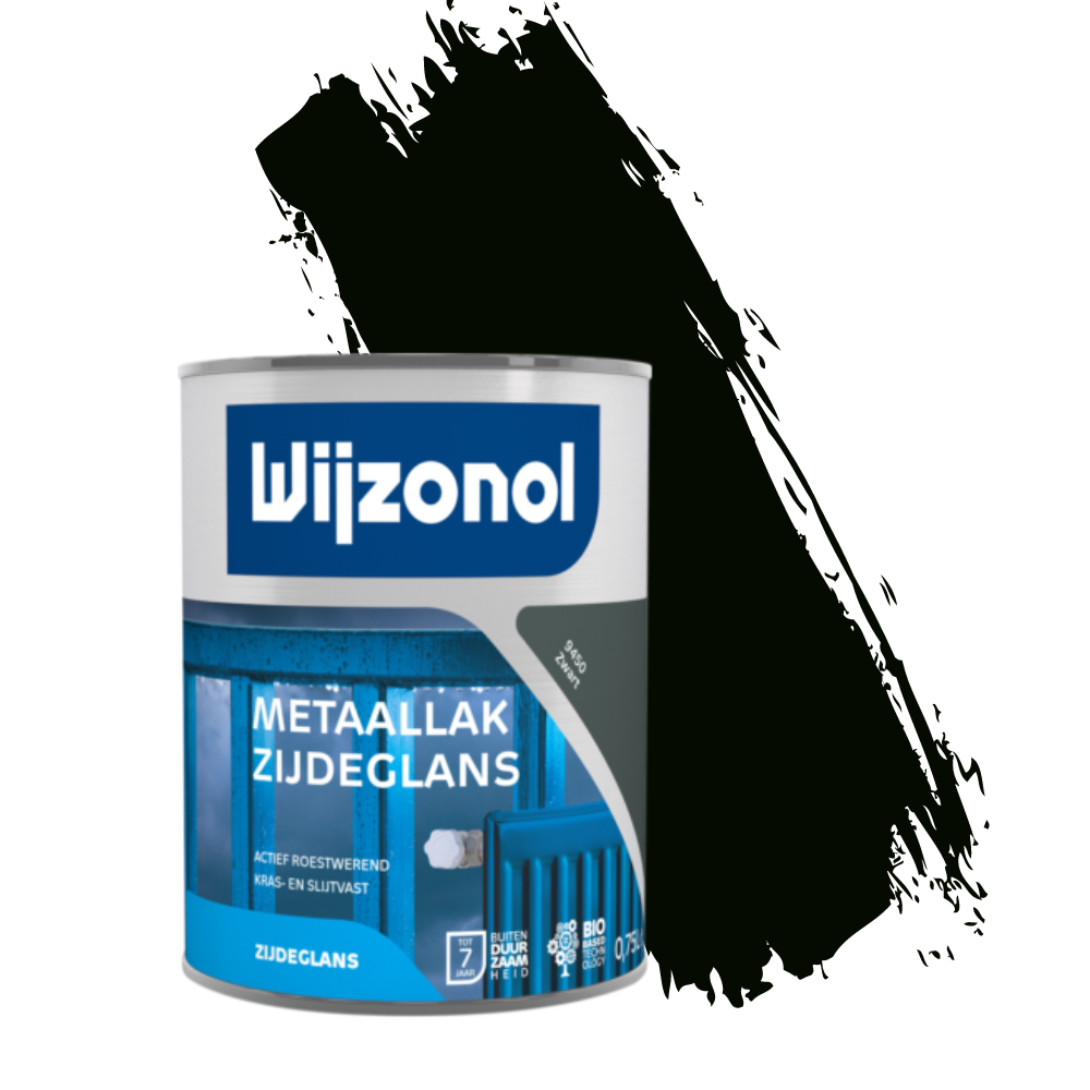 Wijzonol Metaallak Zijdeglans 9450 Zwart