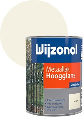 Wijzonol Metaallak Hoogglans RAL 9001