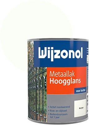 Wijzonol Metaallak Hoogglans RAL 9010