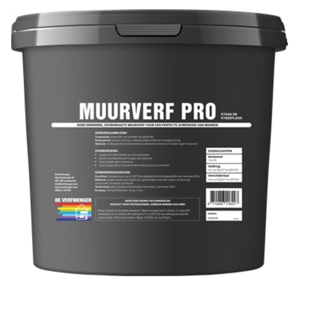 Muurverf Pro 10 liter Satin